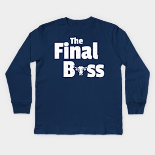 The Final Boss Kids Long Sleeve T-Shirt